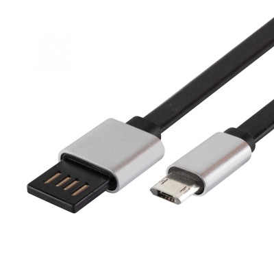 microUSB töltőkábel, lapos, 2m - USBF 2